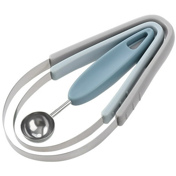 Ongmies Ice Cream Scoop Clearance Watermellon Ball Fruit Scoop 3 Diggers Steel 1 Fruit Platter Stainless in tool Tableware Kitchen Organizers and Storage Blue