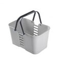 thumbnail image 1 of Clearance! Ongmies Laundry Basket Clearance Portable Shower Caddy Basket Plastic Storage Bag with Handle Wash Bag Storage Box for Bathroom College Dormitory Room Kitchen Camp Home Decor Grey on Sale, 1 of 8