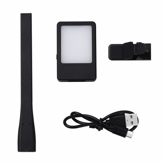 Ongmies Led Lights Clearance Rechargeable Book Reading Light Lamp Led Book Light for Reading in Bed Eye Caring Adjustable Brightness 20+ Hours Runtime Usb Reading Light Home Decor Black