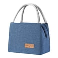 thumbnail image 1 of Ongmies Lunch Bag Clearance on Sale Meal Bag, Reusable Bag, Beach Cooler Bag, Lunch Bag Cooler Bag, Office School Picnic Beach Leakproof Lunch Box Kitchen Blue, 1 of 9