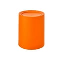 thumbnail image 1 of Ongmies Outdoor Trash Can Trash, Outdoor Trash Can Trash Can 8L Simple Household Swing Lid Garbage Cans Bathroom Kitchen Open Garbage Cans Commercial Double Plastic Tube Garba Orange, 1 of 6