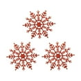 thumbnail image 1 of Ongmies Plastic Snowflake Ornaments, 5-Inch Plastic Snowflake Ornaments – Perfect For Winter & Christmas Decor, Christmas Tree Decorations, 1 of 5
