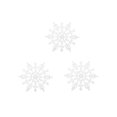 thumbnail image 1 of Ongmies Plastic Snowflake Ornaments, 5-Inch Plastic Snowflake Ornaments – Perfect For Winter & Christmas Decor, Christmas Tree Decorations, 1 of 4