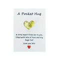 thumbnail image 1 of Ongmies Pocket Hug Heart with Greeting Card – Heartwarming Message for Birthdays, Valentine'S, Thanksgiving, or Any Occasion, Cute Decorative Gift, 1 of 5