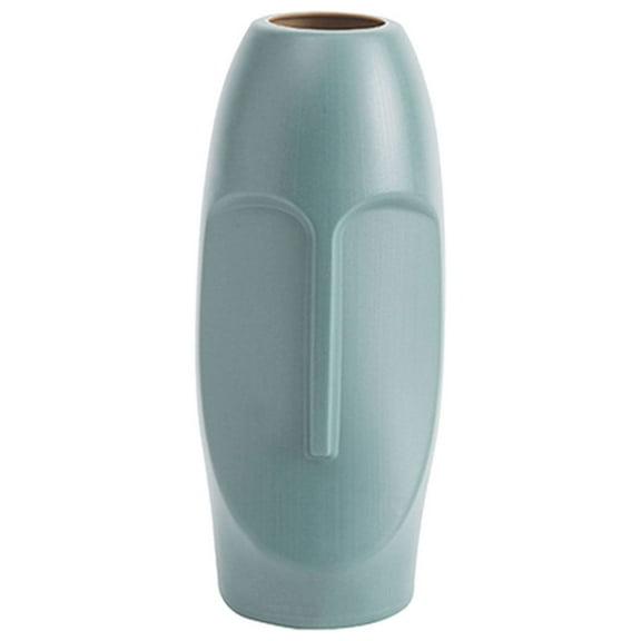 Ongmies Vase Clearance New Pattern Nordic Flower Vase Imitation Ceramic Flower Pot Plastic Ornament Home Decor Home Decor Green