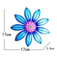 thumbnail image 1 of Ongmies Wall Decor Clearance on Sale Sunflower Metal Flowers Wall Decor Metal Wall Art Decorations Hanging Room Decor Blue, 1 of 3