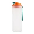 thumbnail image 1 of Ongmies Water Bottle Clearance on Sale 550Ml Single Layer Plastic Cup Protein Powder Shaker Cup Cup Sports Fitness Water Cup Kitchen Orange, 1 of 4