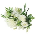 thumbnail image 1 of Ongmies White Dandelion & Hydrangea Bouquet | Premium Artificial Flower Arrangement | for Home, Wedding & Wall Decor, 1 of 8
