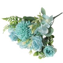 Ongmies White Dandelion & Hydrangea Bouquet | Premium Artificial Flower Arrangement | for Home, Wedding & Wall Decor