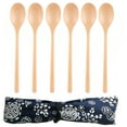 thumbnail image 1 of Ongmies Wooden Spoons for Cooking Clearance Wooden Spoons 6 Pieces Wood Soup Spoons for Eating Mixing Stirring Cooking Long Kitchen Clearance Yellow, 1 of 1