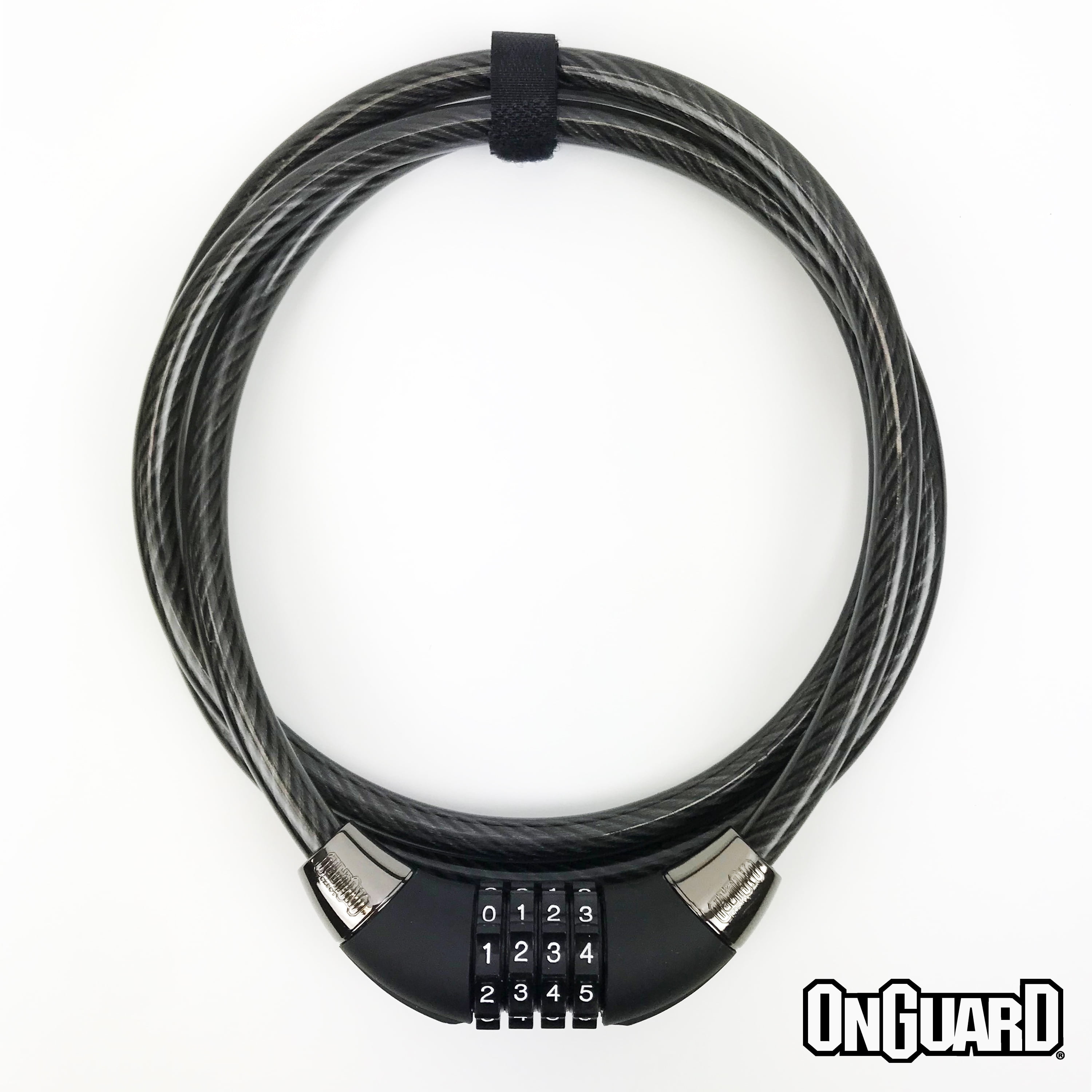 (3 pack) Onguard Cable Combination Bicycle Lock with Hardened Security