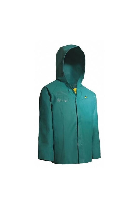 Onguard Chemtex Rain Jacket,Attchd Hood,Green,3XL 7103400