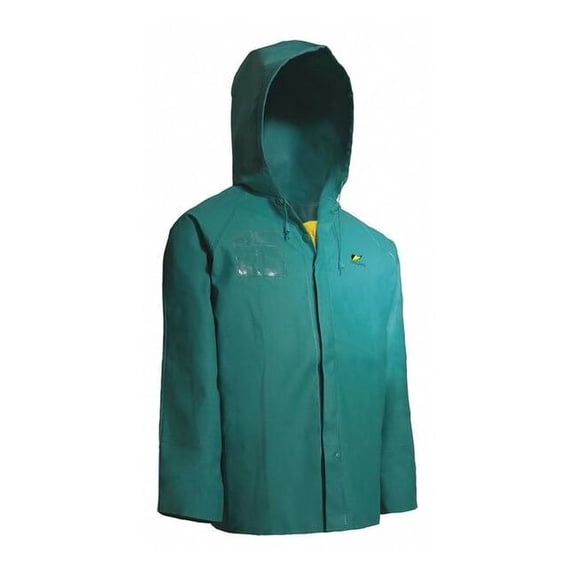 Onguard Chemtex Rain Jacket,Attchd Hood,Green,XL 7103400