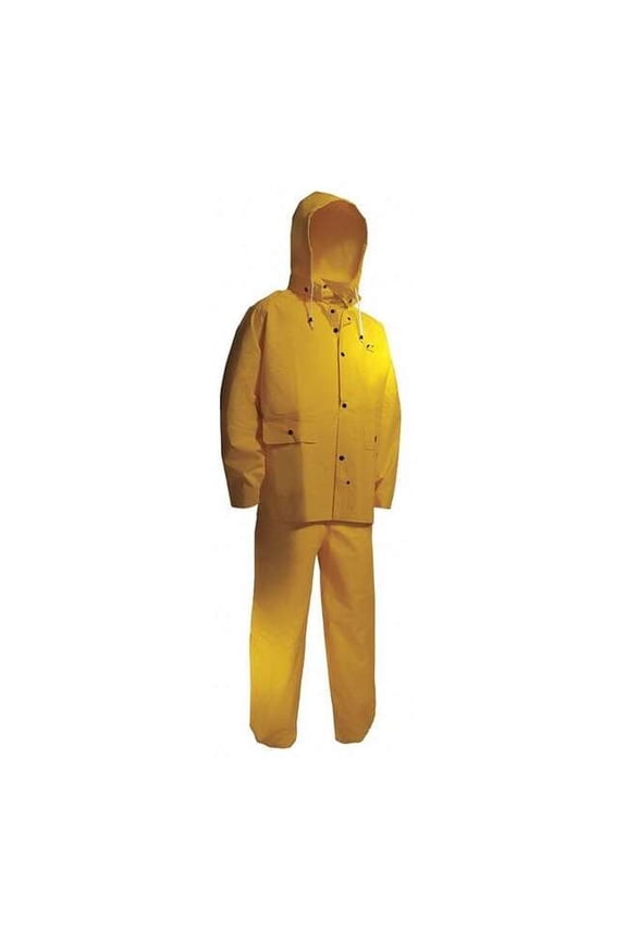 Onguard FR 3 Piece Rain Suit,Yellow,3XL 7801700