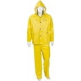 thumbnail image 1 of Bata Shoe Non Woven Polyester, Onguard Industries Webtex PVC And 3 Piece Rain Suit, 2X, Yellow, 1 of 1
