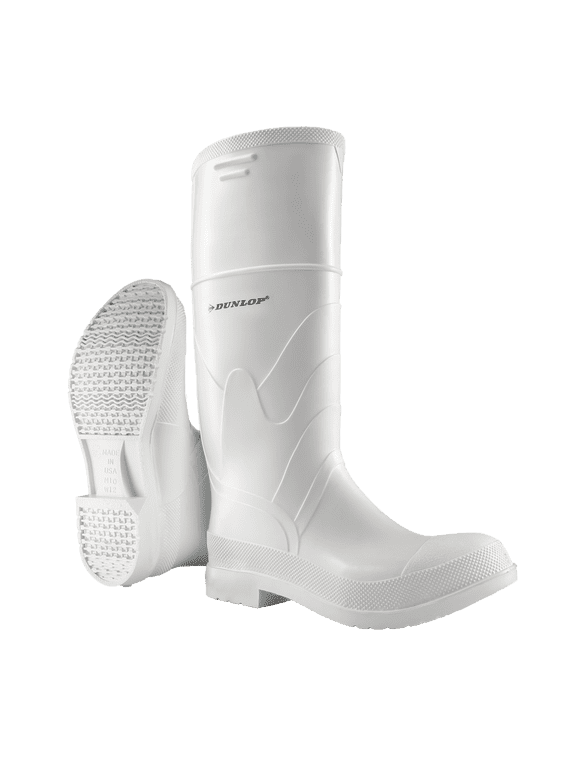 Onguard Industries Size 6 White 16'' PVC Knee Boots With Safety-Loc Outsole, Steel Toe And Removable Insole