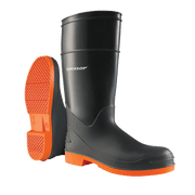 Onguard Industries Size 7 SureFlex Gray 16 PVC Resistant Knee Boots With Safety-Loc Orange Outsole, Steel Toe And Removable Insole