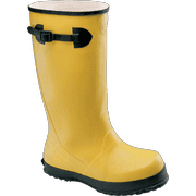 Onguard Industries Slicker Yellow 17" Flex-O-Thane and PVC Overboots with Self-Cleaning Cleated Outsole