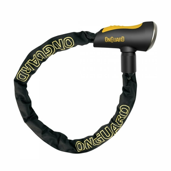Onguard Key Chain Lock 8mm 2`3`/68.58cm Titanium Reinforced Rubber Cover