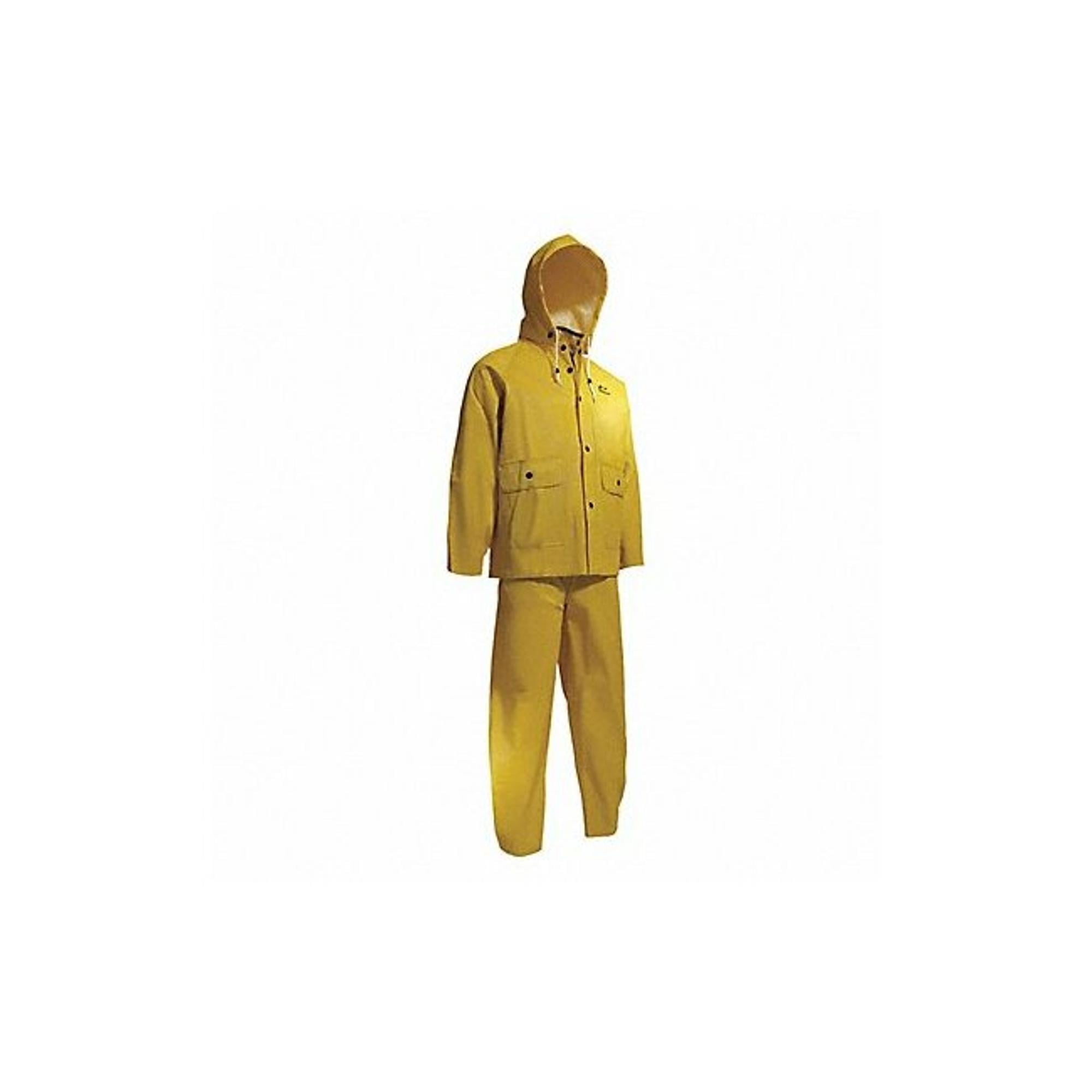 Onguard Rain Suit w/Jacket/Bib,Unrated,Yellow,L 7601700