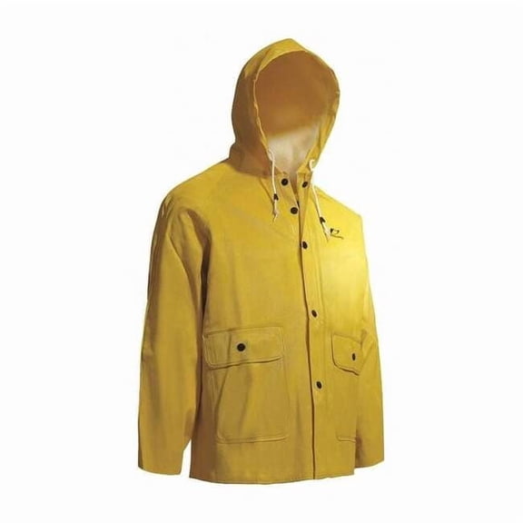 Onguard Webtex Jacket W/Attached Hood,Yellow,L 7603400