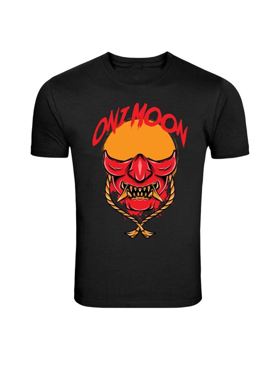 Oni Demon Mask Japanese Graphic T-Shirt