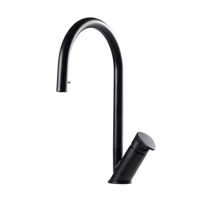 Oni Hidden Pull Down Kitchen Faucet with CeraDox Technology, Matte ...