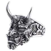 Oni Ring Cool Chunky Jewelry Japanese Oni Rings Devil Demonic Onimusha Rings for Men 13