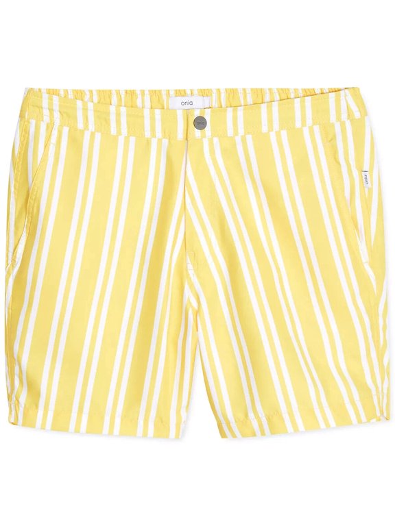 Men's Calder 6" Sailor Stripe Swim Shorts Trunks XXL $110 New 2XL