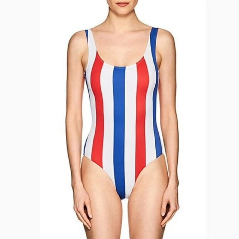 Onia Kelly One-Piece Swimsuit, Americana Stripe, Nylon Spandex - Main Image