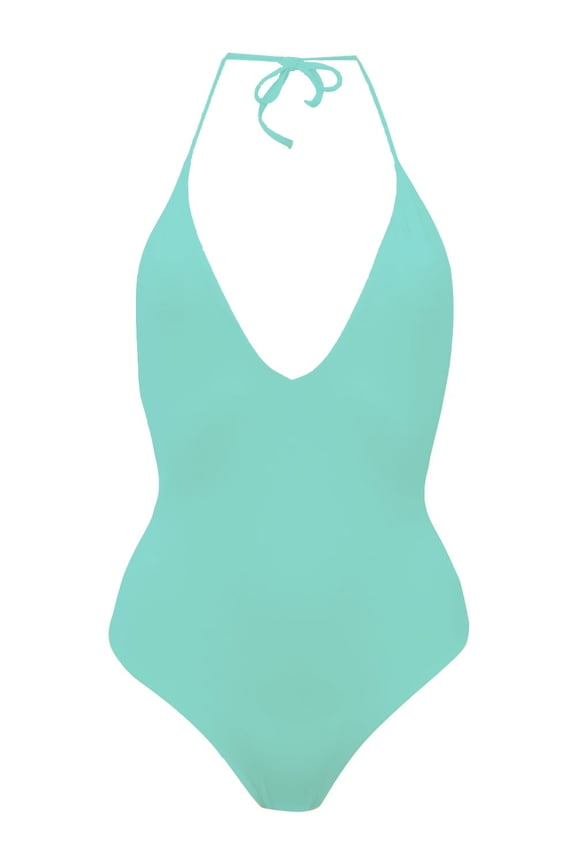 Women's Nina One-Piece Bathing Suit, Aqua Sea, XL