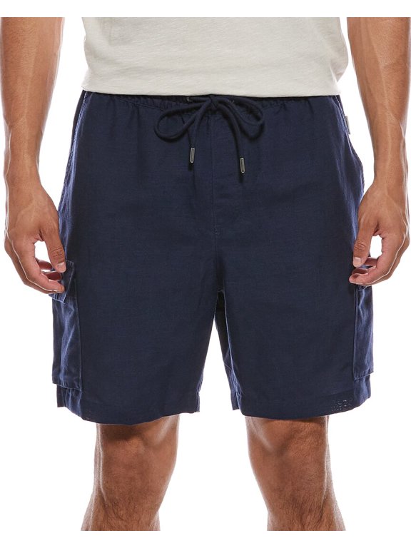 mens Air Linen-Blend Pull-On Cargo Short, s