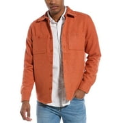 Onia mens  Essential Heavy-Weight Wool-Blend Overshirt, S, Orange