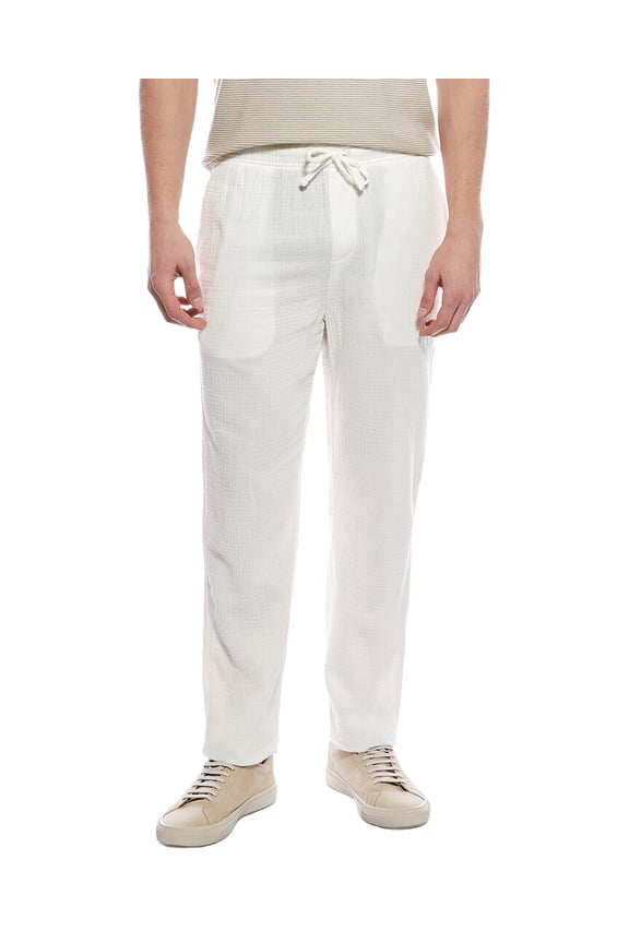 mens Gauze Pant, XL, White
