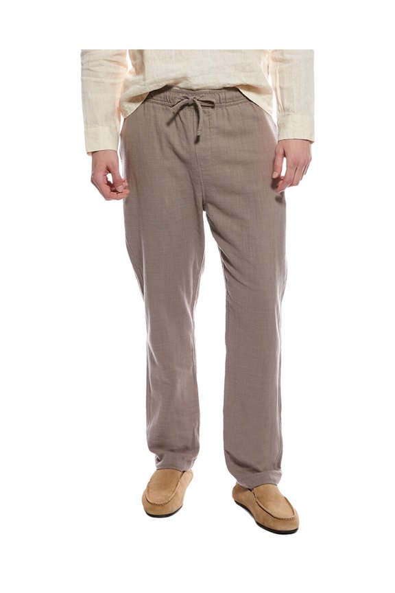 mens  Gauze Pant, l, Gray