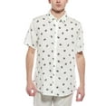 thumbnail image 1 of Onia mens  Jack Linen-Blend Shirt, XL, White, 1 of 3
