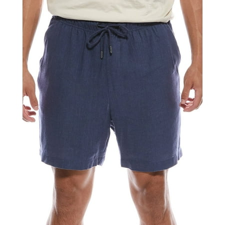 Onia mens Linen-Blend Short, XXL, Blue