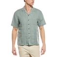 thumbnail image 1 of Onia mens  Linen Pintuck Camp Shirt, s, Green, 1 of 3