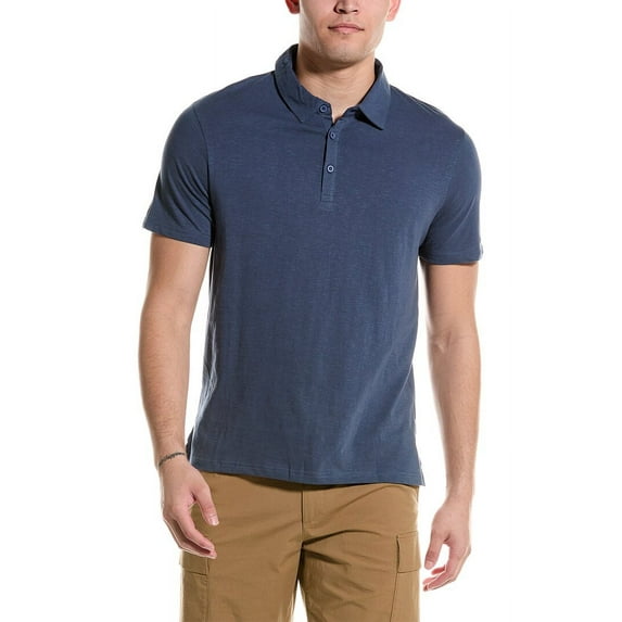 Onia mens Polo Shirt, XL, Blue