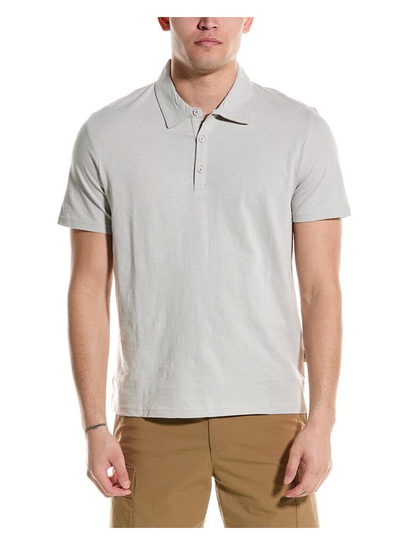 mens Polo Shirt, m, Grey