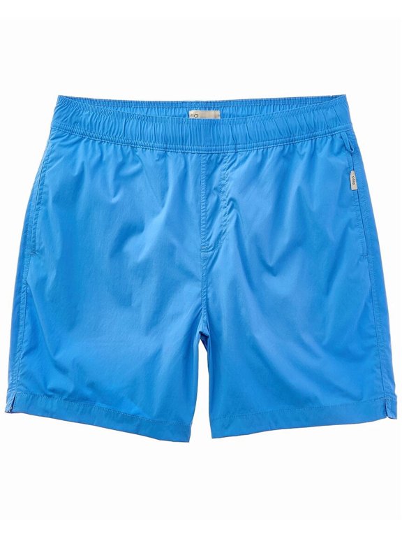 mens Stretch Swim Short, l, Blue