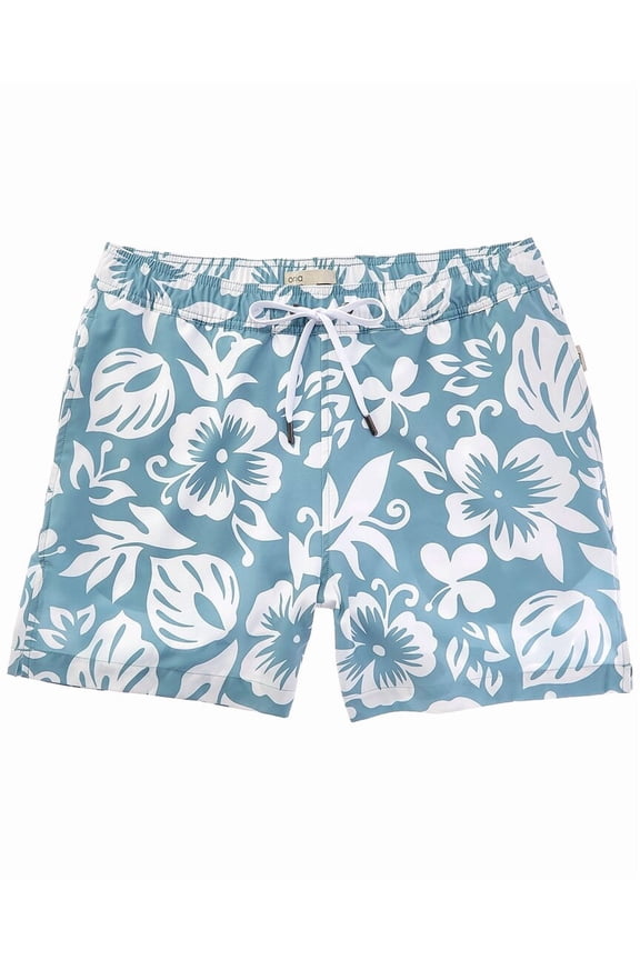 mens Stretch Volley Swim Short, XL, Green