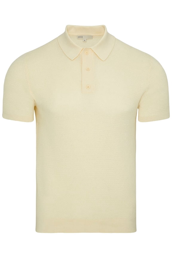 mens Textured Polo Shirt, XXL