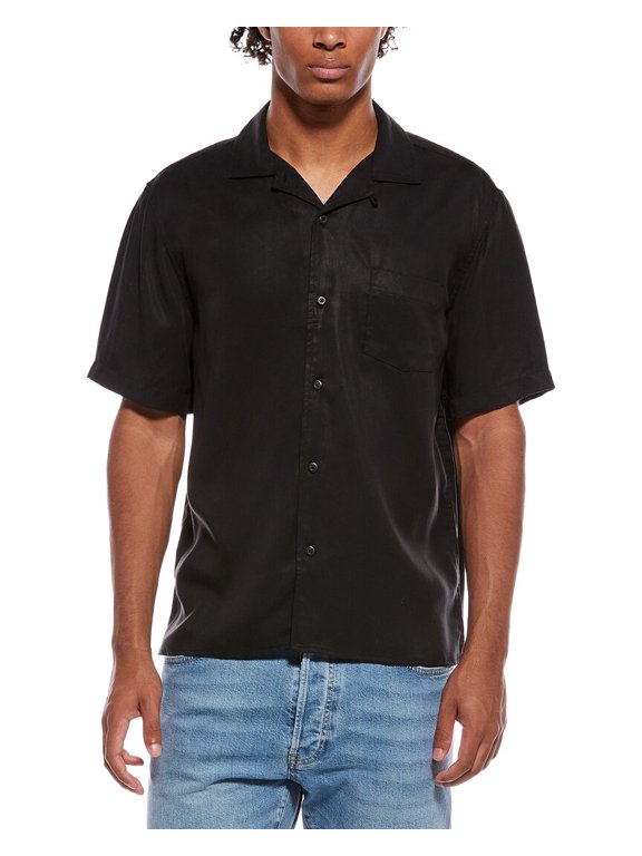 mens Vacation Shirt, s, Black