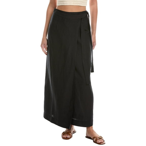 Onia womens  Air Linen-Blend Maxi Wrap Skirt, xs