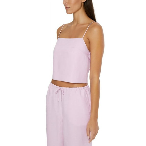 Onia womens Air Linen-Blend Square Neck Tank, m