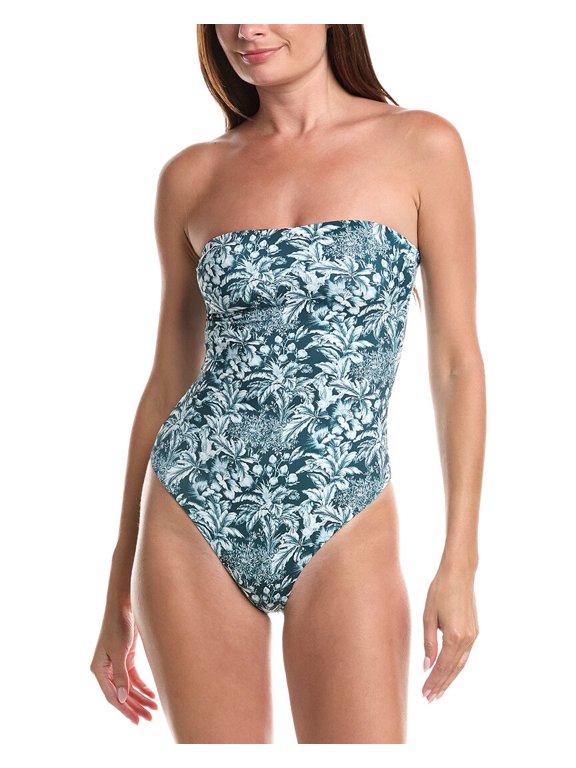 womens Bardot One-Piece, l, White