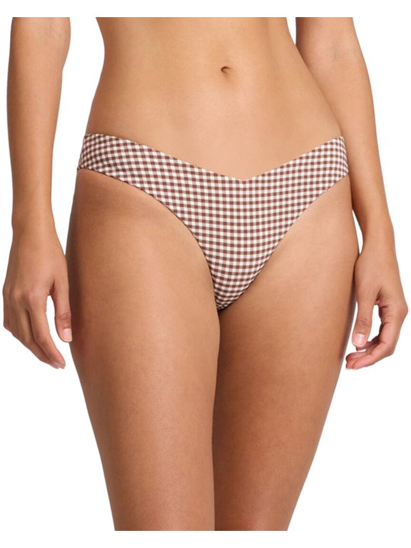 womens Chiara Bikini Bottom, XL, Brown