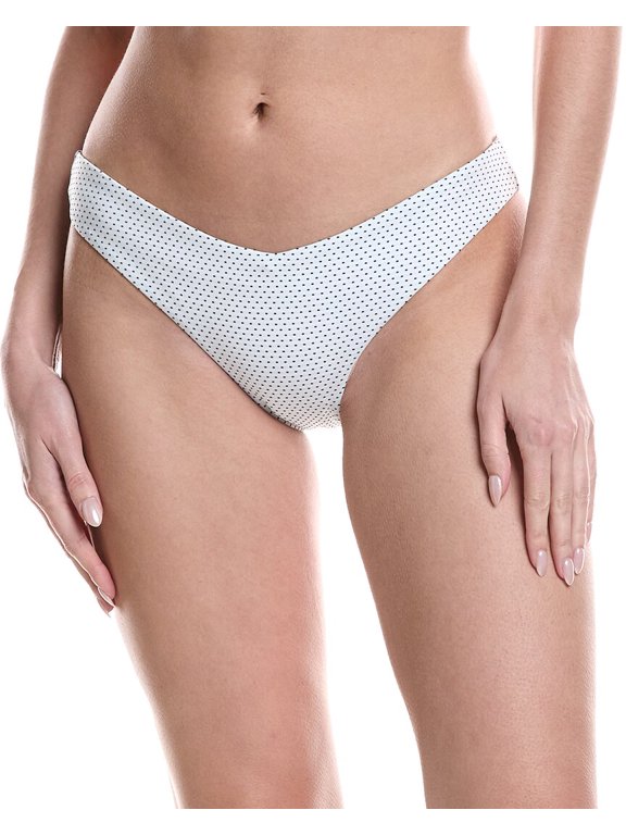 womens Chiara Bikini Bottom, l, White