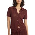 thumbnail image 1 of Onia womens  Crochet Knit Button Up, XL, 1 of 3